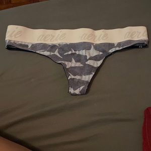 Aerie shark design thong